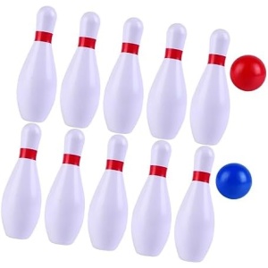 jojofuny 1 Set bowling toy outdoor bowling outside toys for kids bowling pin indoor toys bowling games for kids indoor nootropic kid toys outdoor playset bowling ball sports toddler