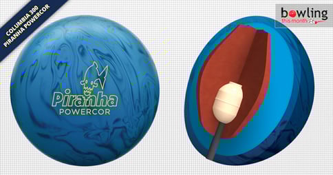 Columbia 300 Piranha PowerCOR Bowling Ball Review 1 Columbia 300 Piranha PowerCOR Bowling Ball Review