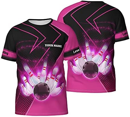 Personalized Bowling Shirts, Custom Bowling Shirts for Men Women, Custom Name 3D Bowling Shirts Gift for Bowling Lover 1 Personalized Bowling Shirts, Custom Bowling Shirts for Men Women, Custom Name 3D Bowling Shirts Gift for Bowling Lover
