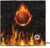 Logo Infusion – Dye-Sublimated Microfiber Bowling Towel – One Sided Print – Fun Style 0627 Flaming Ball