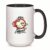 Pin Slayer Bowling Ball Gift for Bowling Lovers Fire Design 11oz 15oz Inner Color Accent Mug