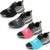 4 Pairs Dance Socks on Smooth Floors Over Sneakers,Ballet Dancers Socks for Pivots and Turns on Wood Floors Protect Knees