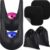 6 Pieces Bowling Ball Polisher Microfiber Bowling Ball Towel Bowling Drawstring Bags for Storage Washable Bowling Seesaw Bag Bowling Ball Pad with Easy Grip Dots for Bowling Ball Clean and Storage