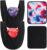 Anglekai 2+2 Bowling Seesaw Bag/Bowling Ball Towel, 10″ x 8″ Bowling Shammy Pad Shammy Bowling Towel with Easy Grip Dots, Non-Slip Bowling Polisher Bag for Clean/Storage Bowling Ball Towel
