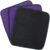 Anglekai Microfiber Bowling Ball Towels 3 Pack, 10″ x 8″ Bowling Towel Shammy Pad with Easy-Grip Dots Purple Bowling Cleaner Towel Non-Slip Microfiber Bowling Pad Bowling Accessories