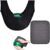 BROYEUR 2PCS Bowling Seesaw Bag and Bowling Shammy Pad,Microfiber Bowling Ball Towel Bowling Cleaning Shammy Pad,Bowling Ball Sling Seesaw Polisher Set