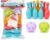 Bowling Ball Toys Set, Mini Colorful Children Indoor Sports Toys, Kids Bowling Set with 10 Foam Bowling Pins and Convenient Carrying Case, Soft Supper Bowling Set, Outdoor Ball Pins for Toddlerss