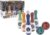 Cryfokt Mini Bowling Pin Toys, 6PCS Pins and 2PCS Balls Kids Bowling Set for Indoor