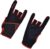 EXCEART Fingerless Gloves Grip Gloves Pair Bowling Gloves Comfortable Bowling Accessories Semi- Finger Instruments Sports Gloves Mittens for Bowling- Size S/M (Red) Fingerless Gloves Grip Gloves