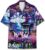 Funny Horse Hawaiian Shirts for Men Women, Love Horse Racing Hawaiian Summer Short-Sleeve Casual Relaxed-Fit Button-Down