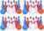 Gamie Bowling Set for Kids, 4 Mini Sets, Each Set Includes 10 Pins and 2 Balls, Durable Plastic Indoor and Outdoor Game, Fun Carnival and Birthday Party Activity for Boys and Girls