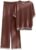Graphic Pants Sets for Women Summer Fall Rayon 2 Piece Straight Leg Plain Pants Sets Women 2023 Regular Fit Y2K