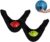 HERRUT – 2 Pack – Bowling Ball Polisher Seesaw Bag – Microfiber – for Carrying, Cleaning and Storage – Complete with Lycra Thumb Sock