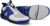 KR KR Strikeforce Maverick FT White/Blue/Black Right Hand High Performance Men’s Bowling Shoe with Fast Twist Lacing System
