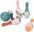 Kids Bowling Game, Smoothing Surface Safe Plastic Kids Bowling Set 6 Pins 2 Balls for Education