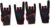 Kisangel 2 Pairs Professional Accessories- Right Anti- – Skid Elastic Red Outdoor Fingerless Gym Silicone Hand Anti Bowling Anti-Skid Size Anti-Slip Cycling XL Breathable Glove Gloves