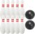 LUOZZY Kids Bowling Set with 10 Soft Foam Bowling Pins & 2 Balls Parent-Child Sports Toy Bowling Game Toy Supplies