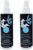 Lane Ghost Bowling Ball Cleaner Spray Kit – 2 Pack – USBC Approved – Oil, Scuff, and Belt Mark Cleaner – Restores Tack and Prolongs Lifespan of Ball