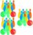 Liliful 36 Pcs Kids Bowling Set Colorful Bowling Set Indoor Games for Kids, Outdoor Toddler Games Outdoor Games for Kids, Toddler Bowling Pin and Ball Set