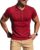 Muscle Polo Shirts for Men Short Sleeve Slim Fit Golf Shirts for Men Casual Dry Fit T Shirts Ribbed Knit Bowling Shirts