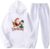 NEBZCIV Women’s Fashion Crewneck Sweatshirt Sets 2023 Long Sleeve Christmas Hoodies for Women Loose Pullover Top and Trousers