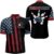 PIONAMZIOZ American Flag Bowling Shirt Men and Women Custom Bowling Jersey Bowling Team League Polo&Quarter-Zip Shirt BDT13