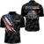 PIONAMZIOZ American Flag Bowling Shirt Team League Custom Bowling Shirt Men & Women Bowling Polo & Quarter-Zip Shirt BDT91