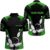 PIONAMZIOZ Black&Green Bowling Shirt Men and Women Custom Bowling Jersey Team League Bowling Polo&Quarter-Zip Shirt BDT18