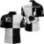 PIONAMZIOZ Black&White Bowling Shirt for Men Women Custom Bowling Team Jersey Leaague Polo&Quarter-Zip Shirt QZT101