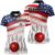 PIONAMZIOZ USA Bowling Shirt Personalized Polo & Quarter- Zip Shirt for Men & Women Bowling Team Jersey QZT121