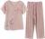 Pants Sets for Women Summer Fall Linen Graphic 2 Piece Straight Leg Pants Sets Women 2023