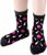 Samgula Salon Icons Crew Socks for Woman Size 6-8 Barber Scissors Mirror Hair Dryer Logo Sock