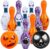 Shappy 12 Pcs Giant Halloween Inflatable Bowling Set Halloween Inflatable Bowling Game Set Giant Inflatable Bowling Set for Halloween Party, Party Supplies, Indoor Outdoor Party(Ghost)