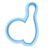 Sweet Prints Inc Bowling Ball with Pin (outline) Cookie Cutter – Dishwasher Safe (2″)