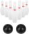 Toddmomy Kids Bowling Balls Toy Small Plastic Bowling Set Includes 10 Classical White Pins and 2 Black Balls Toddler Sport Toy for Indoor Outdoor Activities Party Family Games,16cm