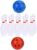 Toyvian 2Set Dollhouse Miniature Bowling Ball Set Miniature Dollhouse Bowling Game Toy Mini Desktop Tabletop Bowling Toy for Dollhouse Decoration Accessories
