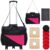 Wettarn Bowling Ball Bag Detachable 5 Roller 2 Ball Bowling Bag with Wheels Convertible Double Ball Bowling Tote Bag with 2 Wood Holder 6 Sanding Pad 1 Cleaning Pad, Gift for Men Women Bowler