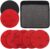 Windspeed 6+1 Pack Bowling Ball Sanding Pads with Bowling Towels, Bowling Ball Cleaning Pad 500/1000/2000 Bowling Ball Grit Pads