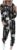 Women’s Two Peice Outfit Set COlor Patchwork Floral Pullover Shirt Long Pockets Drawstring Pants Sports Tracksuits