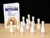 Zieglerworld Premium White Table Shuffleboard Bowling Pins – Set of 10 Pins Plus Rule Booklet